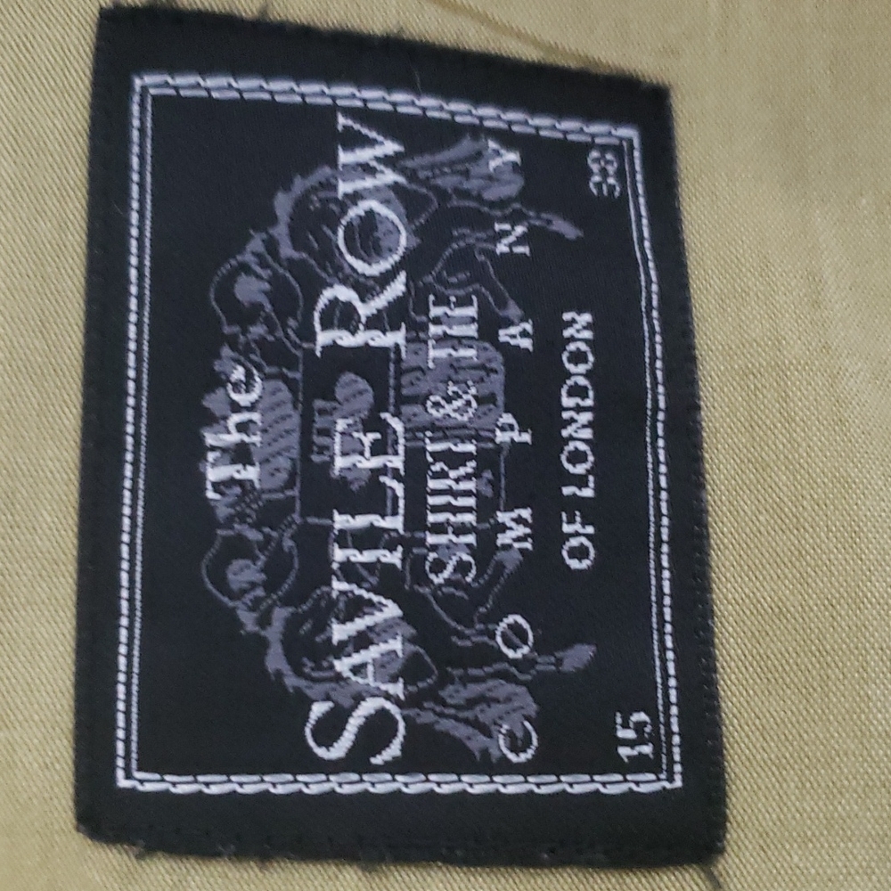 Savile Row Chartreuse Button Down Shirt - image 5